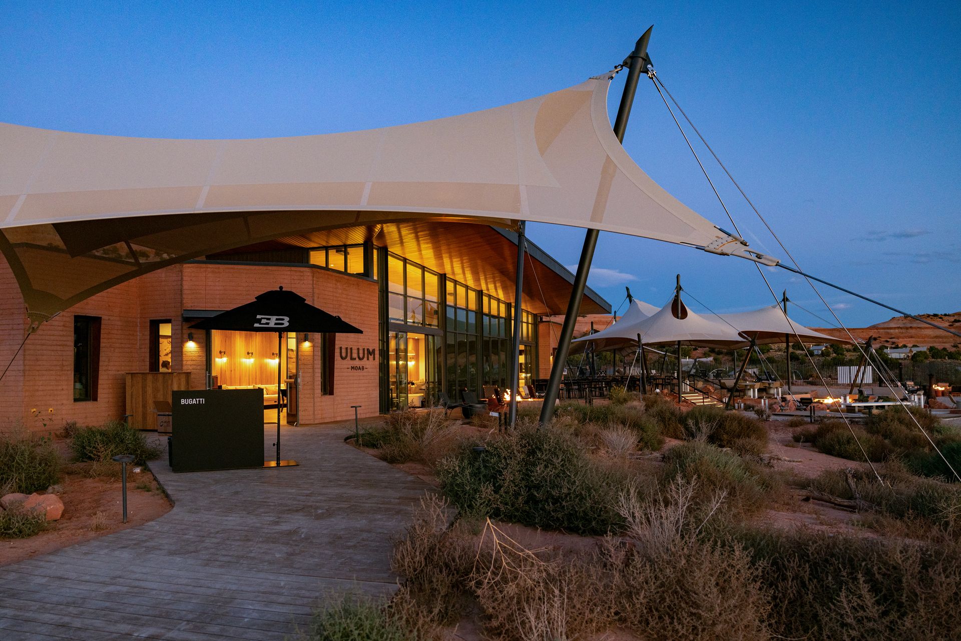 Ulum Moab, un centre de villégiature en plein air niché au milieu de 200 acres de désert encore intact.